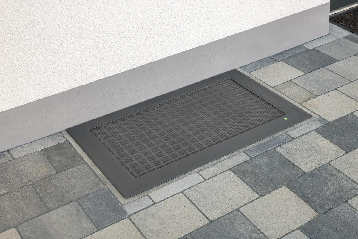 Lichtschachtabdeckung einsatz Terrasse Grau